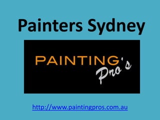 Painters Sydney http://www.paintingpros.com.au 