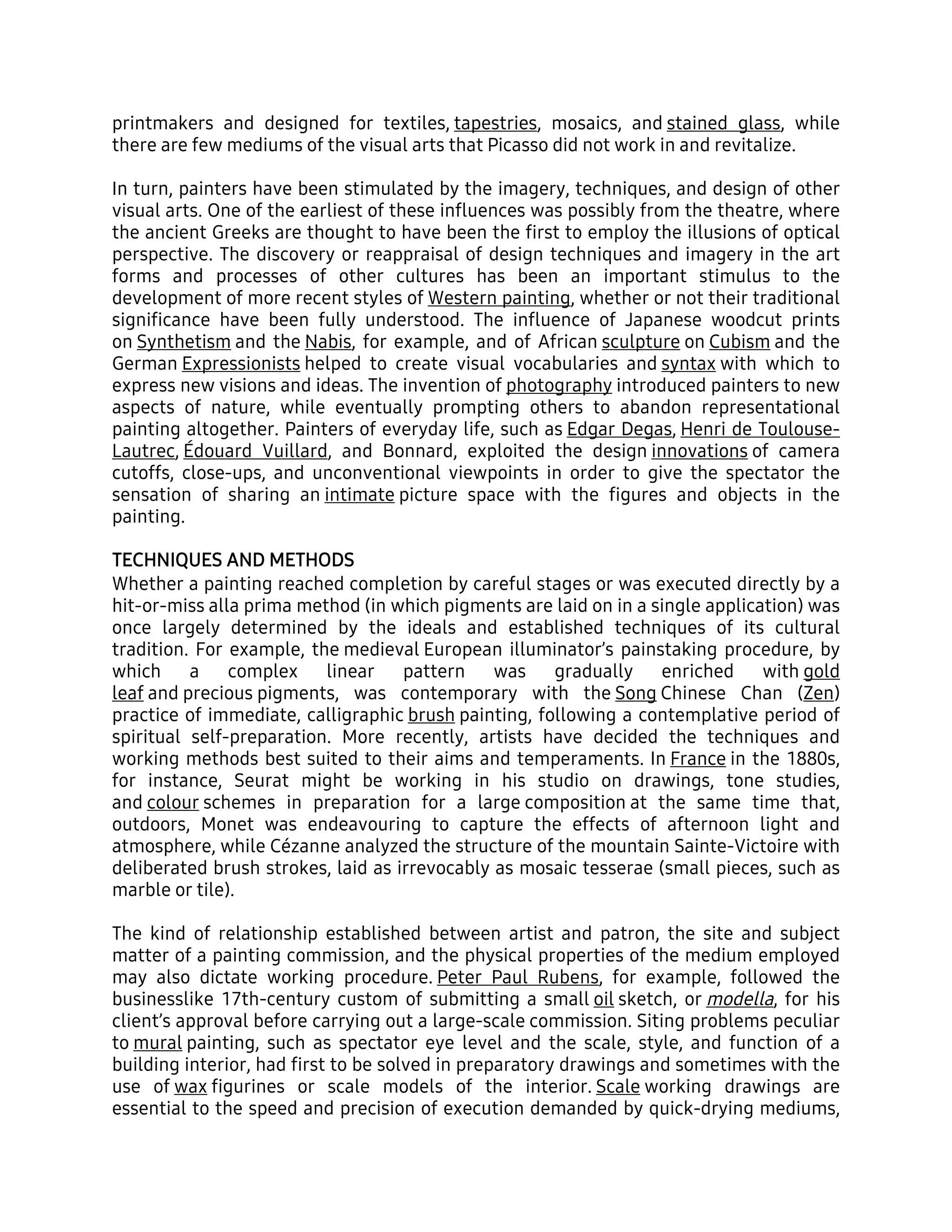 Painting art appreciation tertiary level | PDF