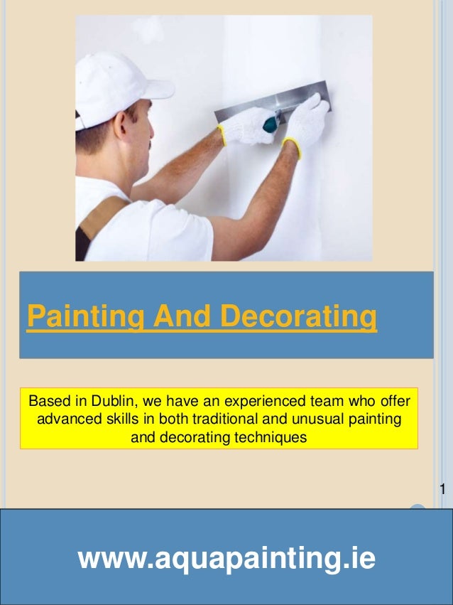 Painting and decorating