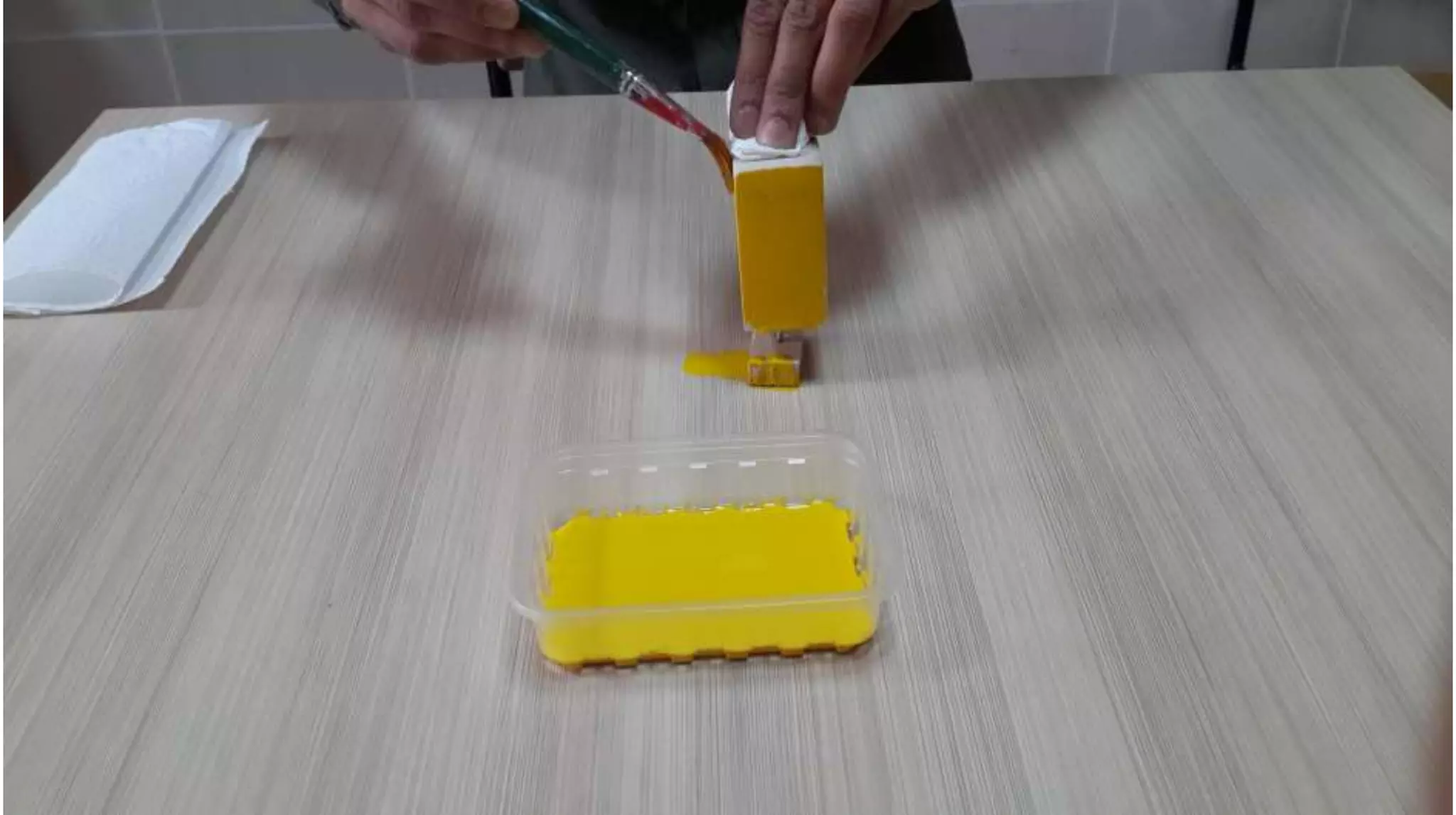 Painting a wood - work skills