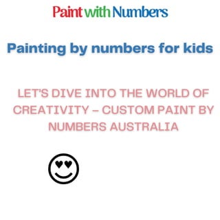 Painting by numbers for kids | PDF