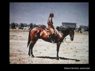 Robert Bechtel, watercolor
 