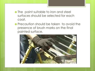 PAINTING - IRON WORK | PPT