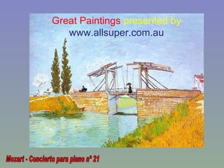 Great Paintings presented by
   www.allsuper.com.au
 