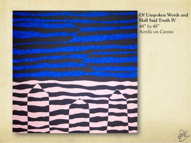 Paintings By Srushti 16 Of Unspoken Words And Half Said Truths