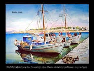 Spetse boats




Colorful fishing boats line up along the quay on the Island of Spetse. Locally these broad boats are known as Kayikis.
 