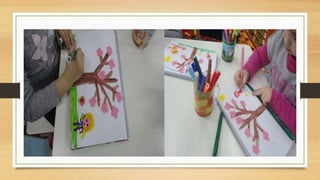 Painting the almont tree 