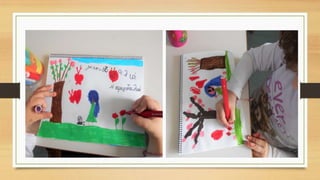 Painting the almont tree 