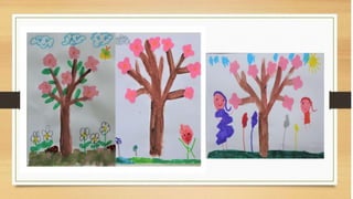 Painting the almont tree 