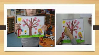 Painting the almont tree 