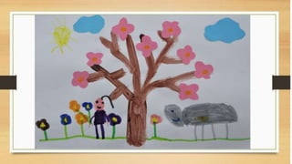 Painting the almont tree 