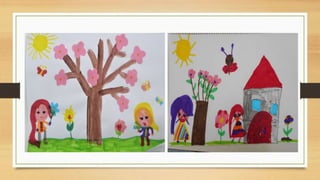 Painting the almont tree 