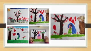 Painting the almont tree 