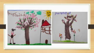 Painting the almont tree 