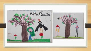 Painting the almont tree 