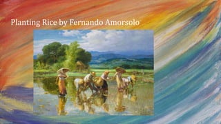 Planting Rice by Fernando Amorsolo
 