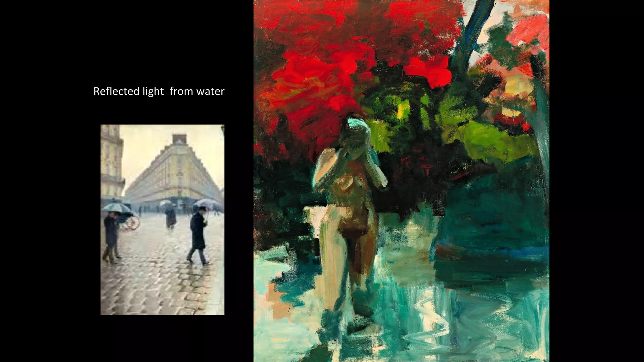 Reflected light from water
 