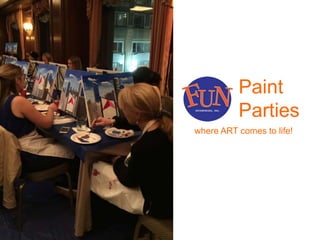 Paint
Parties
where ART comes to life!
 