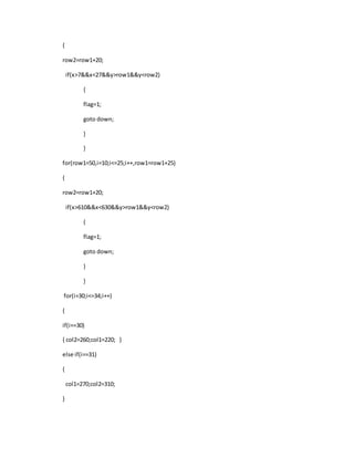 Paint program in c language | DOCX