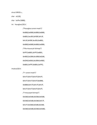 Paint program in c language | DOCX
