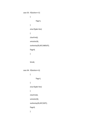 Paint program in c language | DOCX
