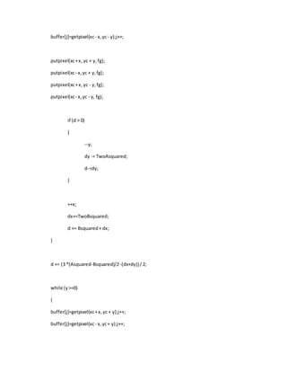 Paint program in c language | DOCX