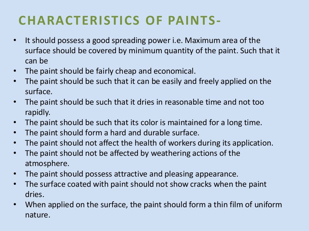 Paints And its types