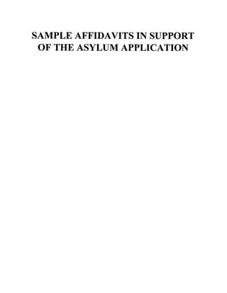 Training Manual: Representing Asylum-Seekers (Part 2)