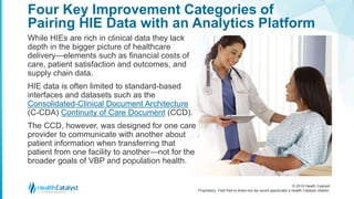 Pairing HIE Data with an Analytics Platform: Four Key Improvement ...