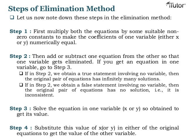 Pair of Linear Equation in Two Variable