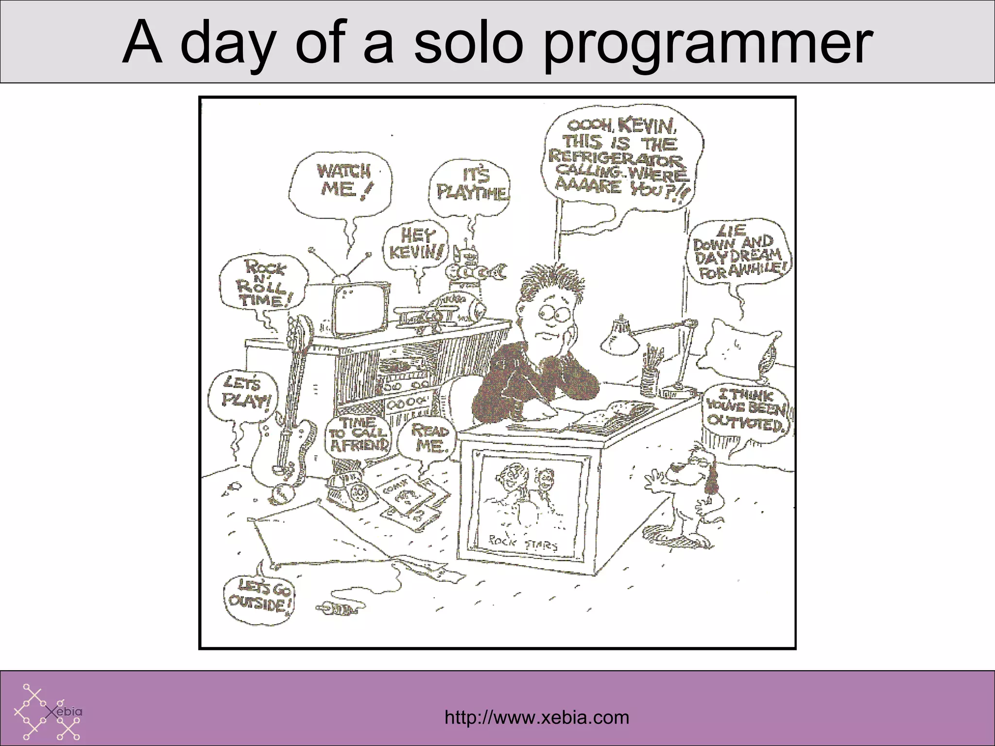 A day of a solo programmer 