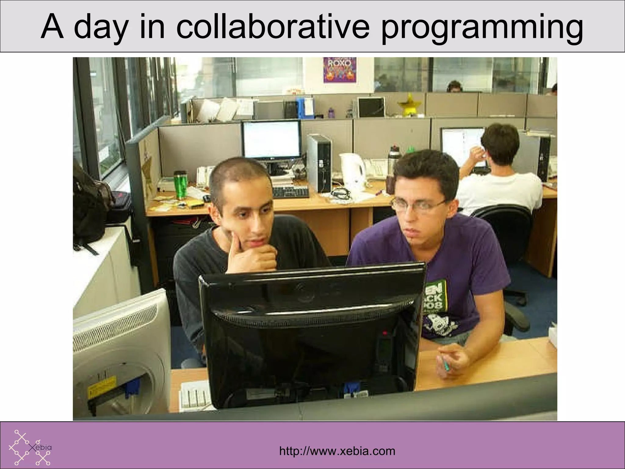 A day in collaborative programming 