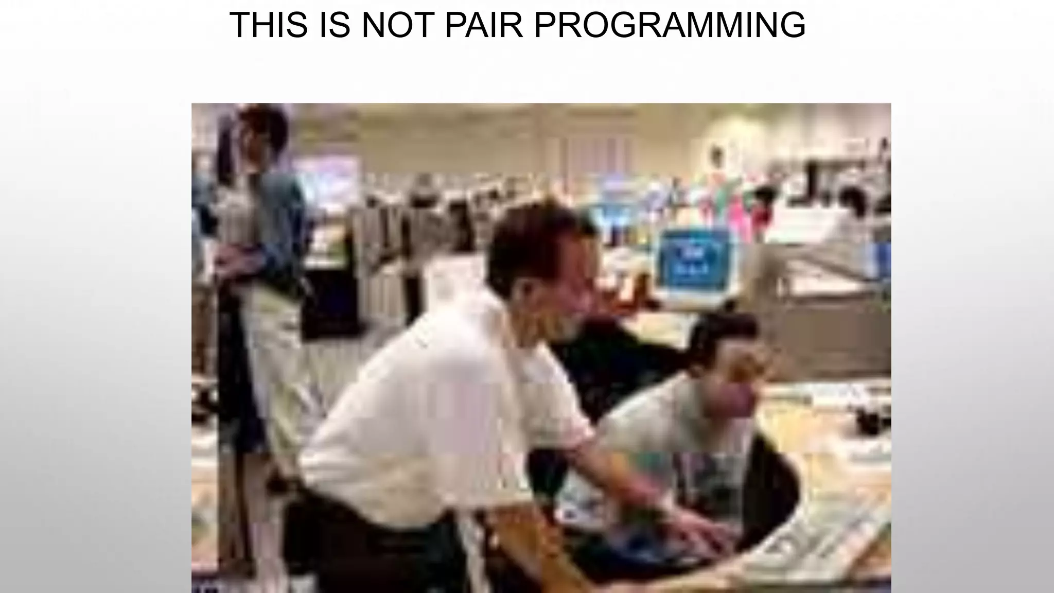 THIS IS NOT PAIR PROGRAMMING
 