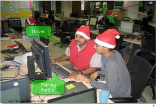 Driver




                    Pairing	
  
                    Station

src: ThoughtWorks India
                          ...