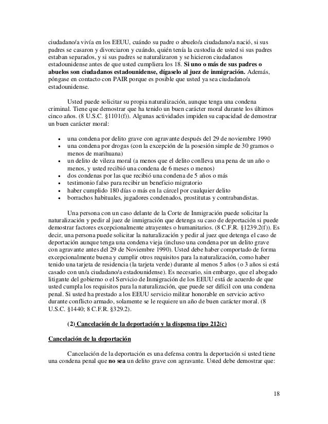 Self-Help Manual for People Detained by Immigration (Spanish)