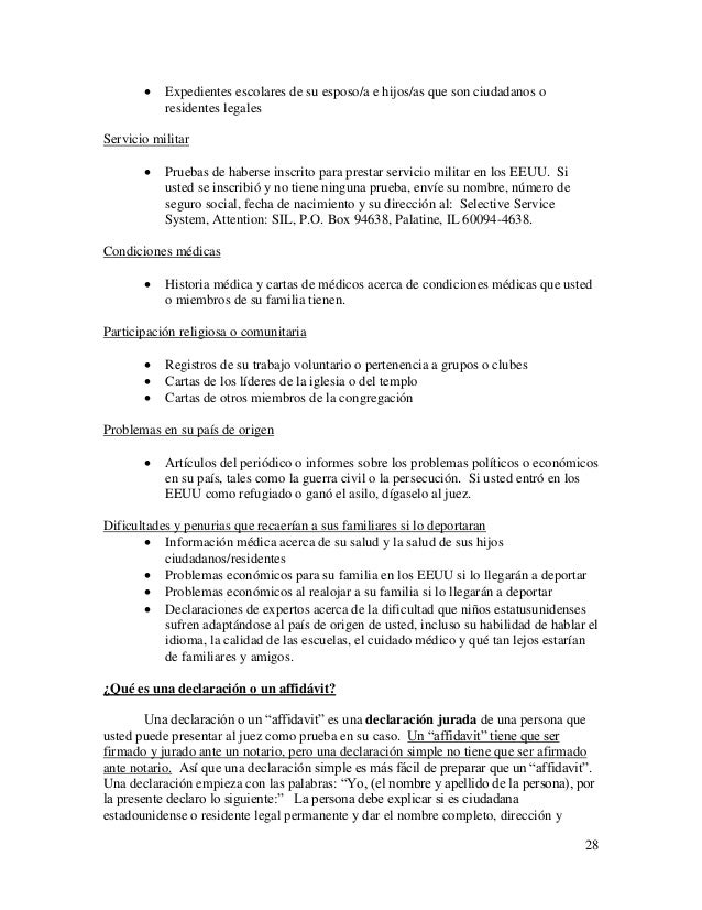 Self-Help Manual for People Detained by Immigration (Spanish)