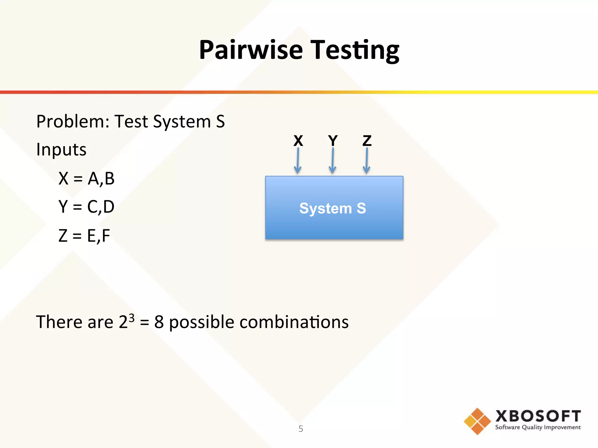 Pairwise testing - Strategic test case design | PDF | Programming ...