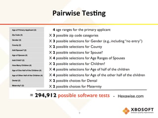 Pairwise testing - Strategic test case design | PDF