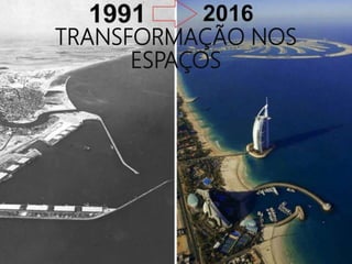 TRANSFORMAÇÃO NOS
ESPAÇOS
 