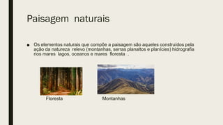diversas paísagens diferentes que existem no planeta | PDF
