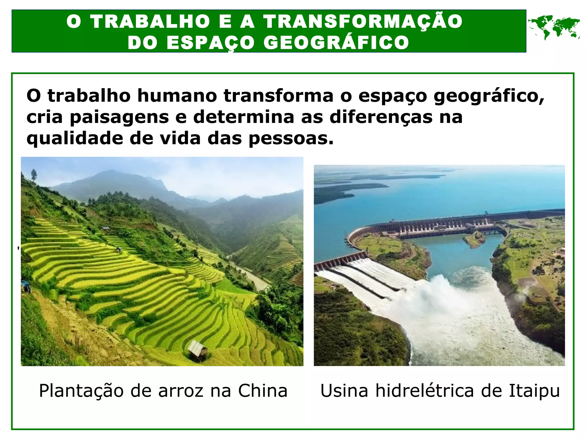 Paisagem, espaço e lugar | PPT