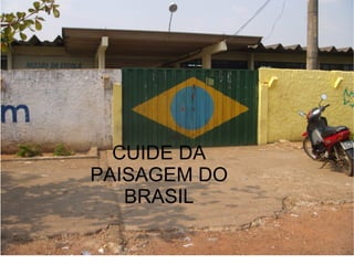 CUIDE DA
PAISAGEM DO
   BRASIL
 