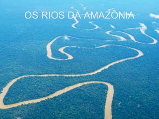 OS RIOS DA AMAZÔNIA