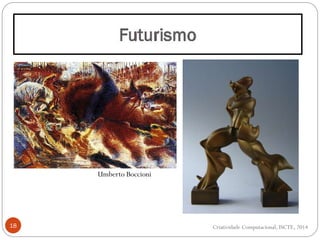 18
Umberto Boccioni
Criatividade Computacional, ISCTE, 2014
 