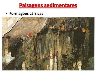 Paisagens sedimentaresCampos de Lapiás