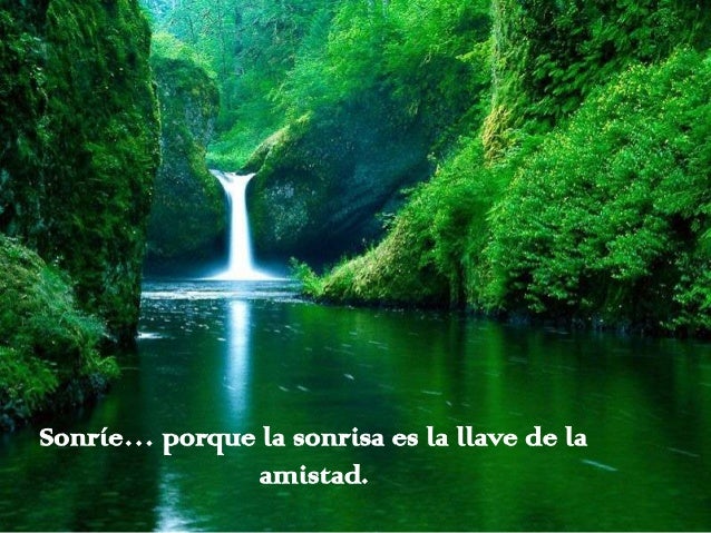 Paisaje y mensajes de reflexion