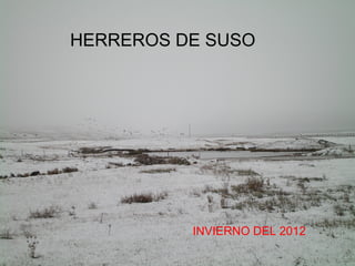 HERREROS DE SUSO




          INVIERNO DEL 2012
 