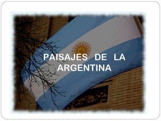 PAISAJES  DE  LA ARGENTINA 