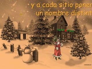 y a cada sitio ponerle un nombre distinto