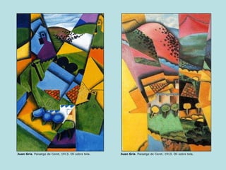 Juan Gris . Paisatge de Ceret. 1913. Oli sobre tela. Juan Gris . Paisatge de Ceret. 1913. Oli sobre tela. 
